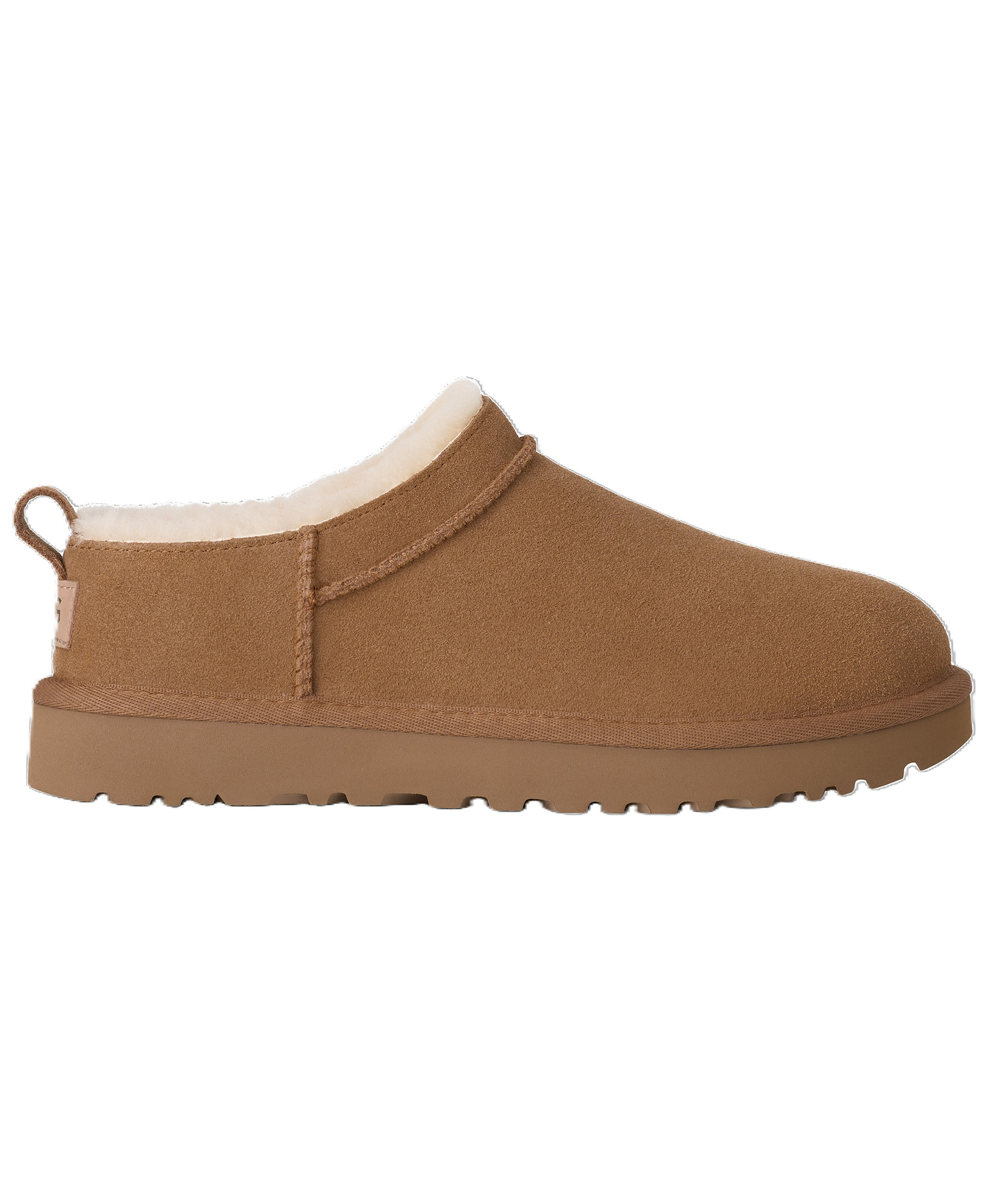 UGG® Kids' Classic Micro Slip-On Booties - Chestnut