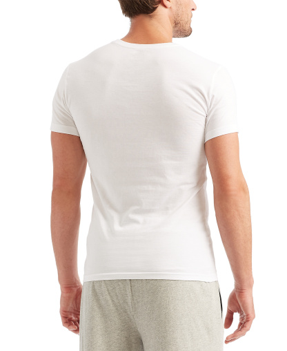 Polo Ralph Lauren Men's 5-Pack Slim Fit Classic Cotton Crewneck Undershirts - White