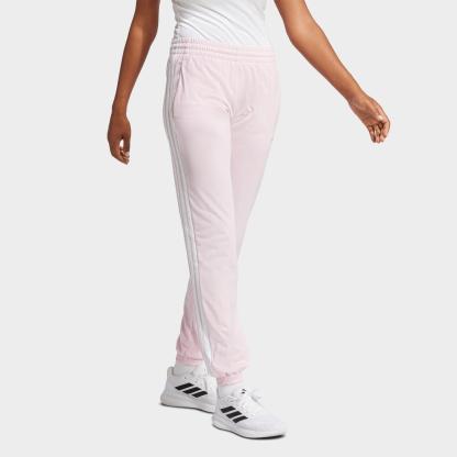 Women's adidas Essentials DAYREADY Tricot Tracksuit Pants - Clear Pink/White