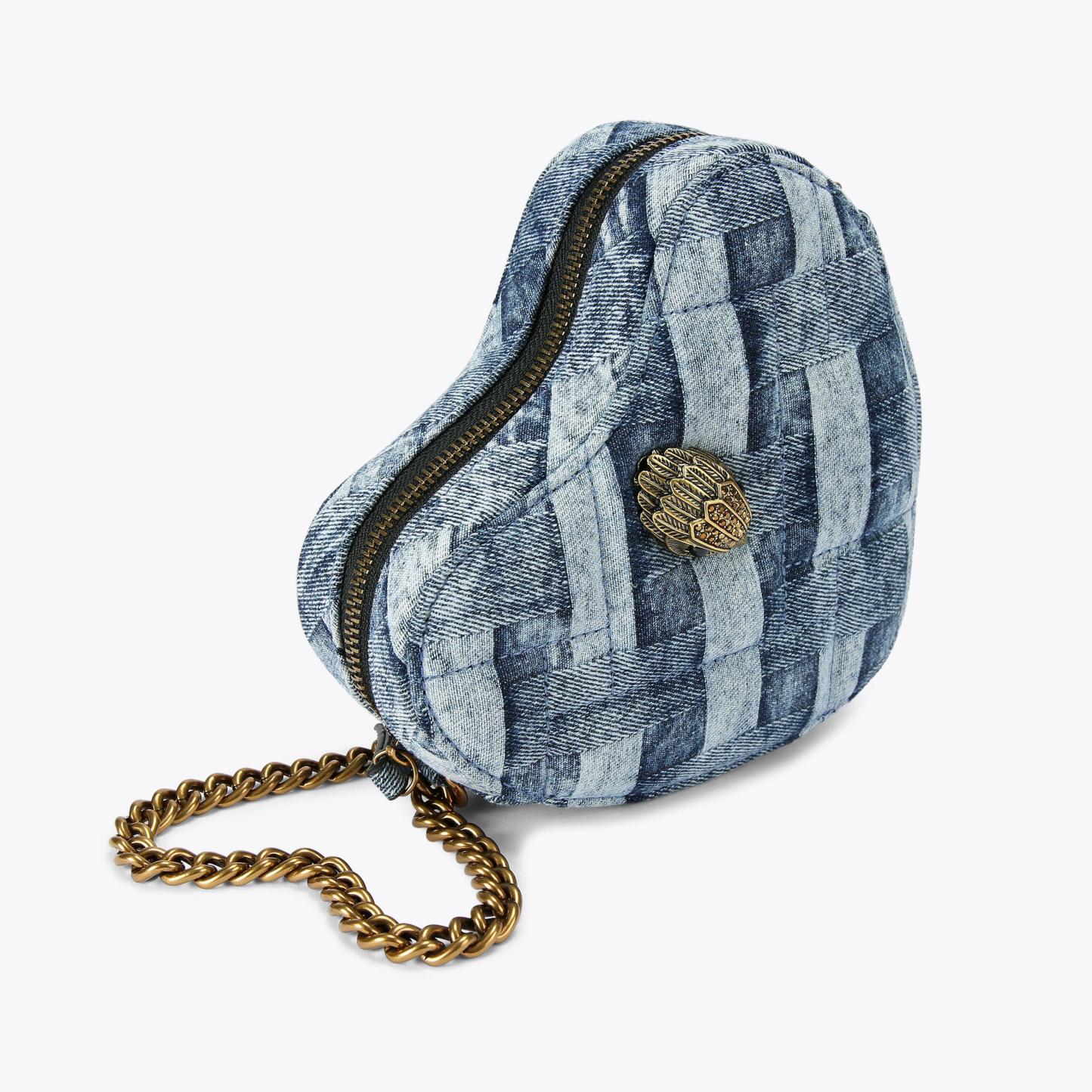 Kurt Geiger London Kensington Heart Bag - Blue - view 6