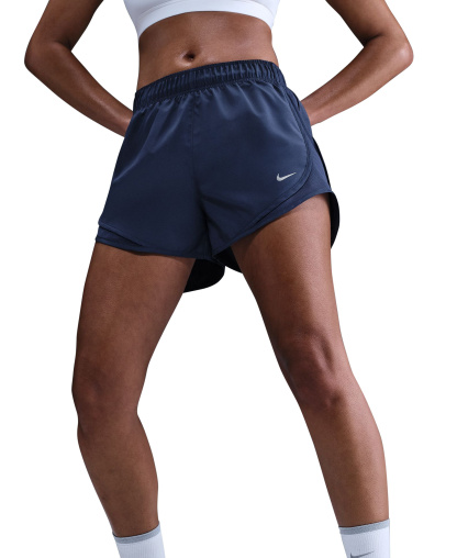 Nike Women's Tempo Dri-FIT Mid-Rise Running Shorts - Midnight Navy/Reflective Silver