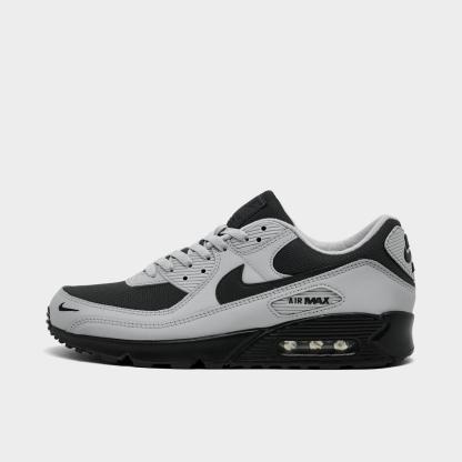 Men's Nike Air Max 90 Casual Shoes - Light Smoke Grey/Anthracite/Photon Dust/Black