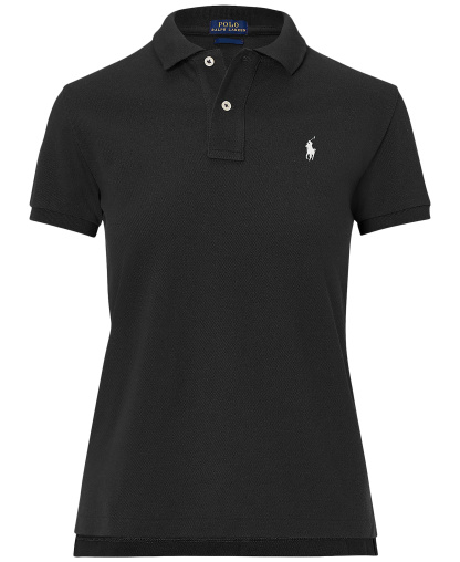 Polo Ralph Lauren Women's Classic-Fit Mesh Polo Shirt - Polo Black