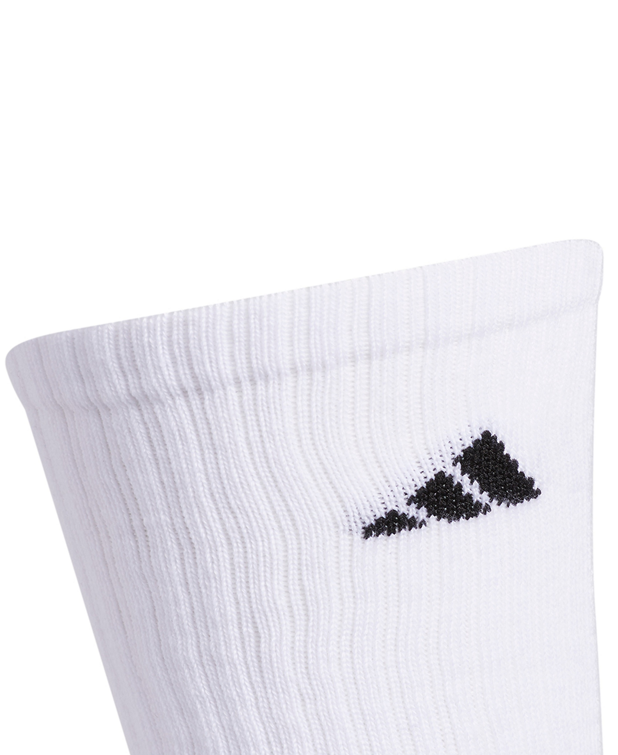 adidas Men's Cushioned Athletic 6-Pack Crew Socks - White