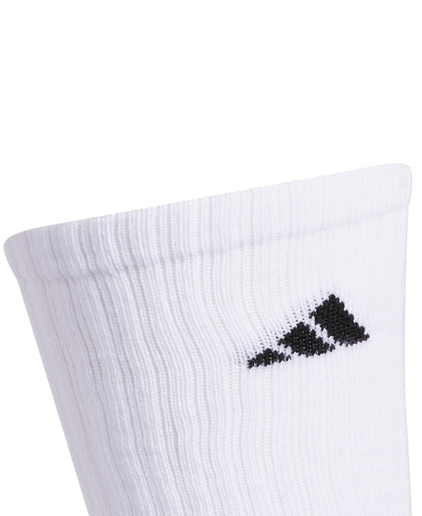 adidas Men's Cushioned Athletic 6-Pack Crew Socks - White