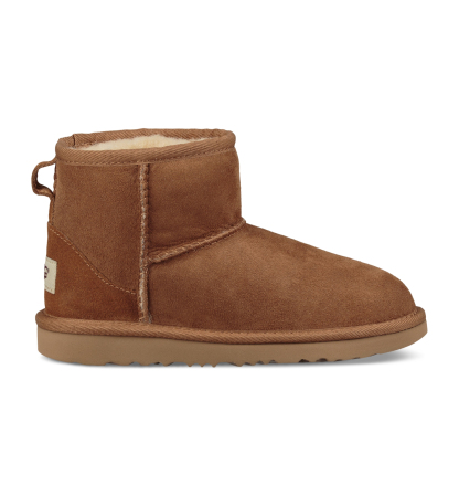 UGG® Kids Classic Mini II Slip-On Booties - Chestnut