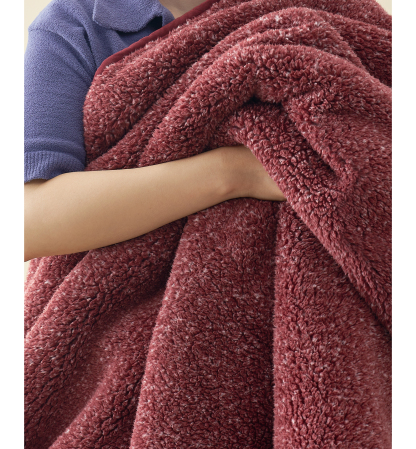 UGG® Classic UGGfluff Throw, 50" x 70" - Coffee Berry