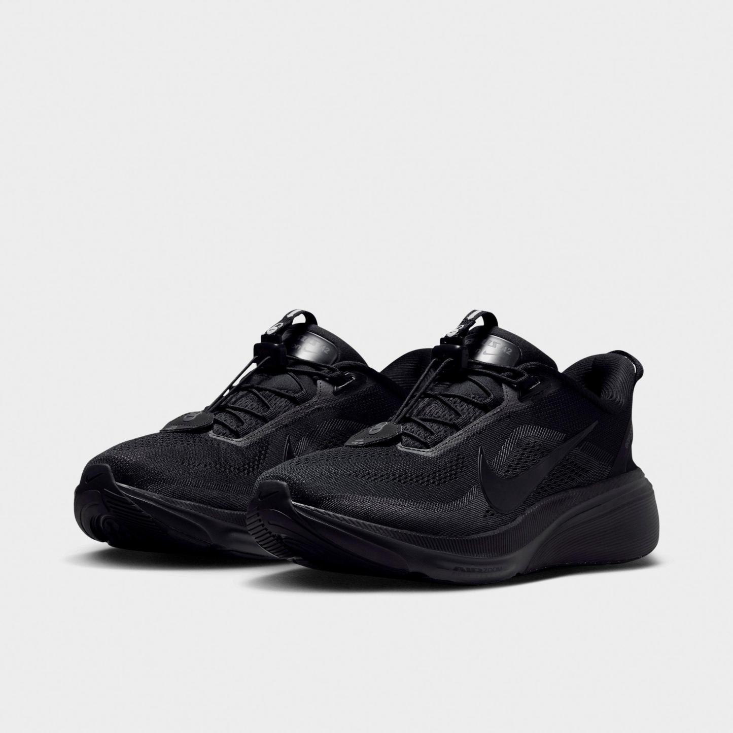 Men's Nithtke Pegasus 42 EasyOn Running Shoes - Black/Anthracite/Black - Both shoes facing left