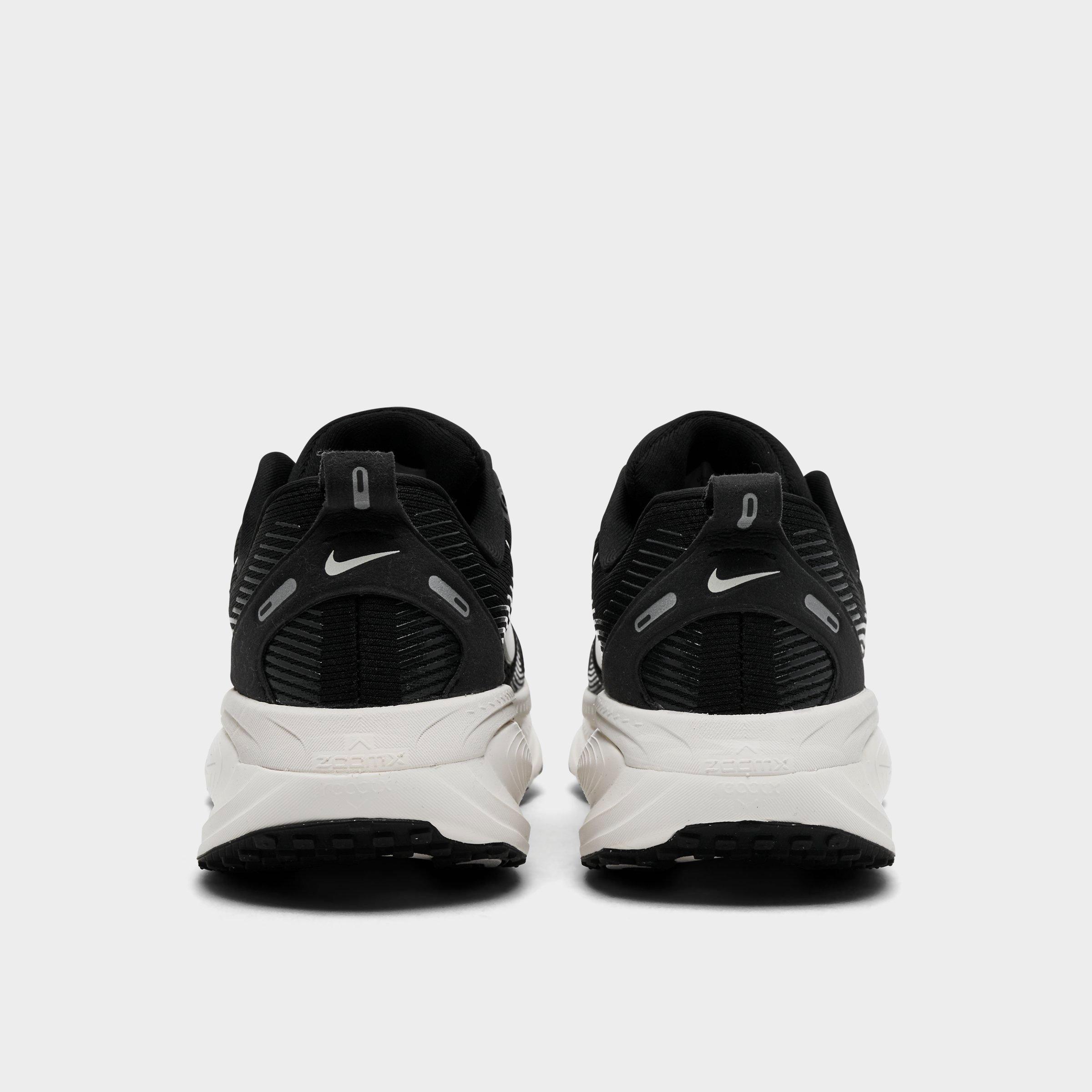 Women's Nithtke Vomero 18 Running Shoes - Part 1 - Black/Coconut Milk/Light Iron Ore/Summit White - Back view