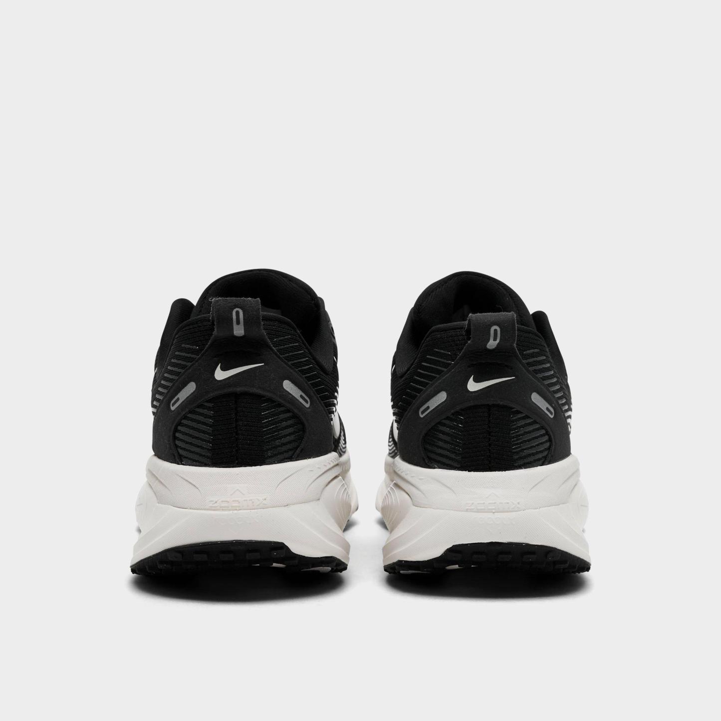 Women's Nithtke Vomero 18 Running Shoes - Part 1 - Black/Coconut Milk/Light Iron Ore/Summit White - Back view