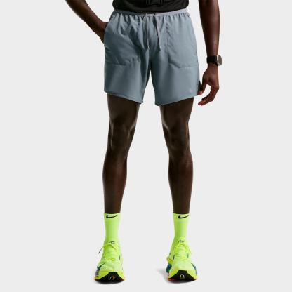 Men's Nithtke Stride Dri-FIT 2-in-1 7" Running Shorts - Smoke Grey