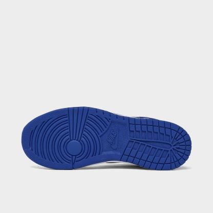 Little Kids' Nike Dunk Low Casual Shoes - White/Hyper Royal/Hyper Royal