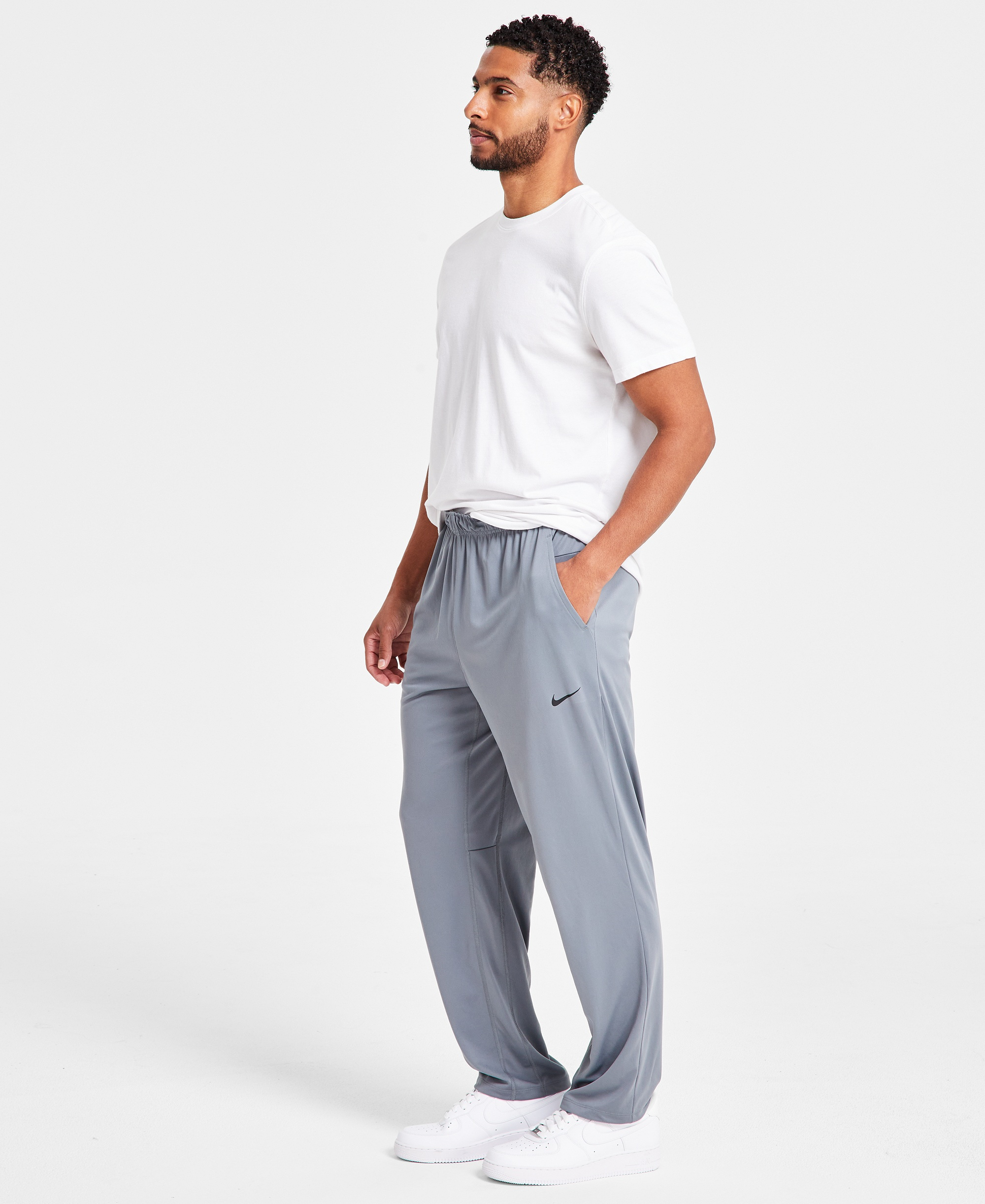 Nike Men's Totality Dri-FIT Open Hem Versatile Pants - Smoke Gray