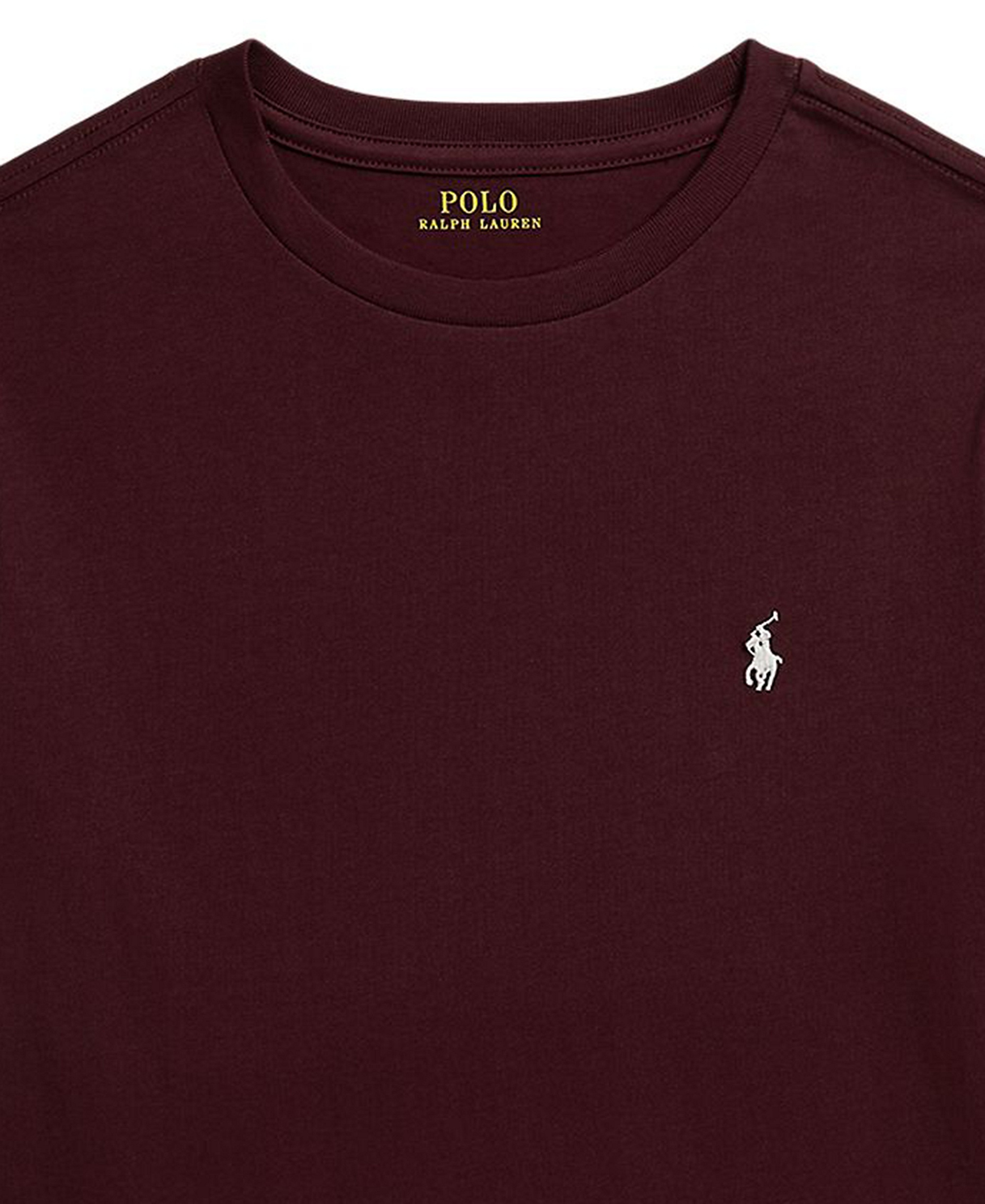 Polo Ralph Lauren Boys' 8-20 Crewneck T-Shirt - Rich Ruby