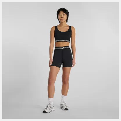 New Balance AC Train Fitted Short 5", WB61E4GEBK