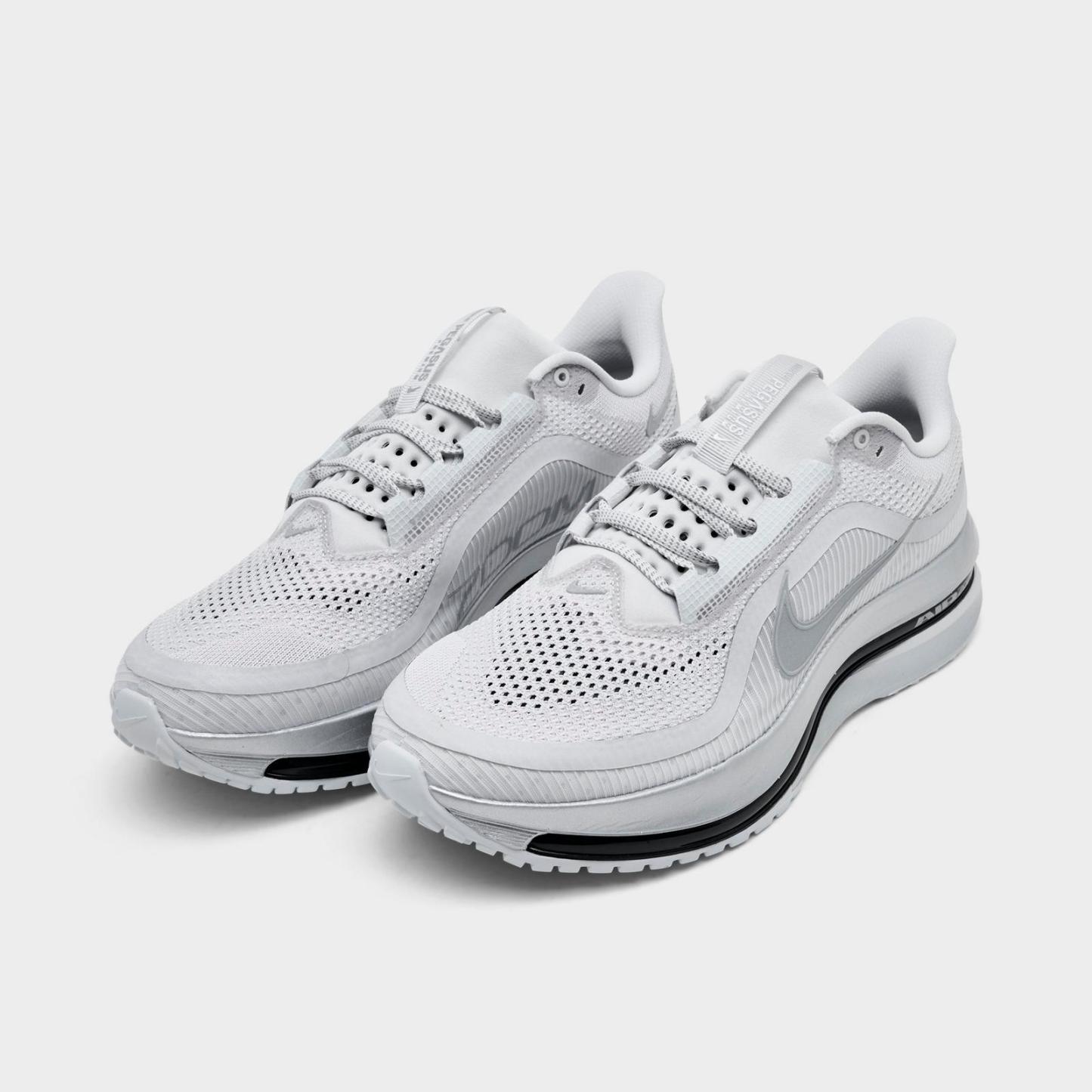 Men's Nike Pegasus Premium Running Shoes - Photon Dust/Black/Metallic Silver
