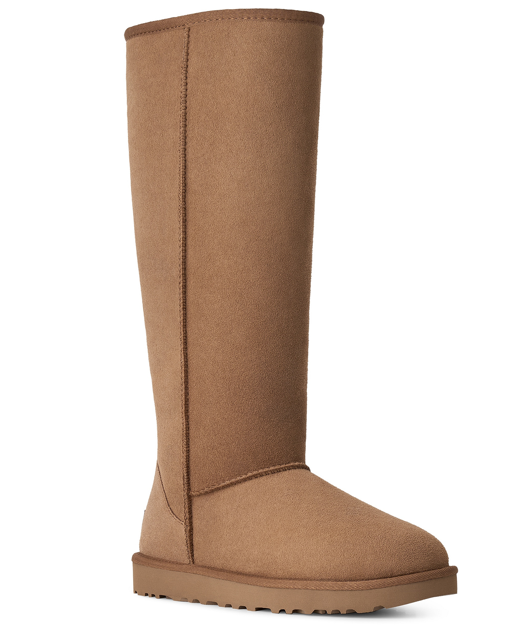 UGG® Women's Classic Ultra Round Toe Tall Boots - Chestnut