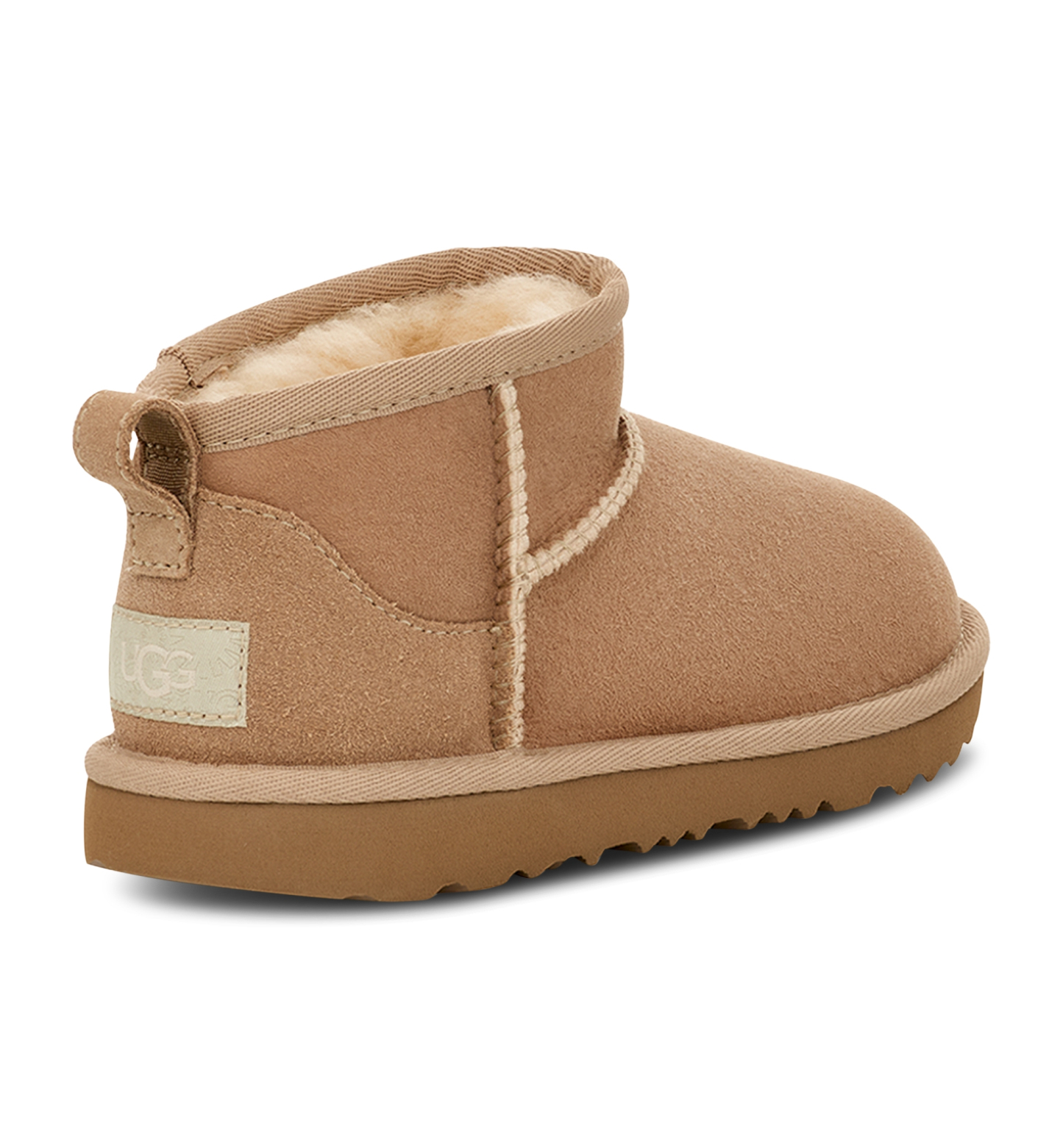 UGG® Kids Classic Ultra Mini Twinface Sheepskin Booties - Sand