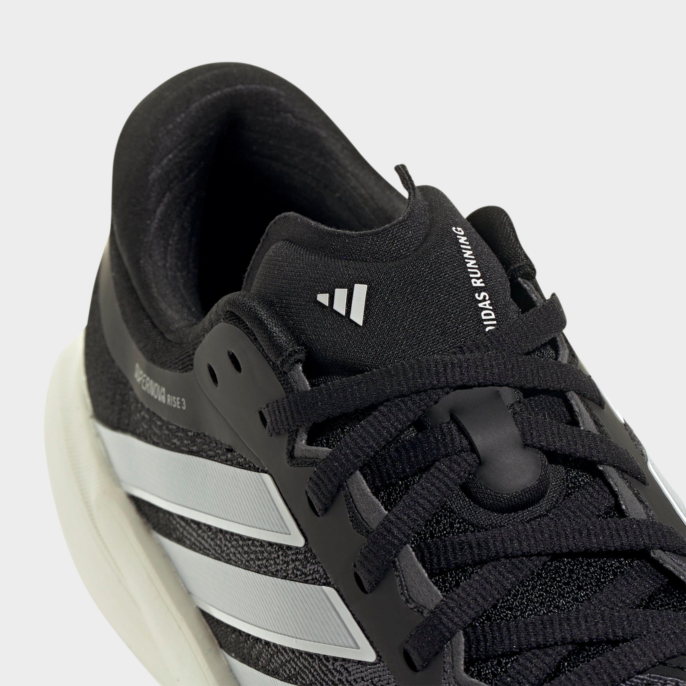 Women's adidas Supernova Rise 3 Running Shoes (Wide Width) - Core Black/Cloud White/Core Black - Detail shot