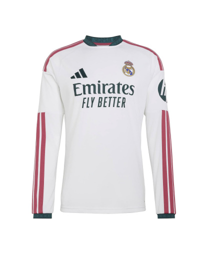 adidas Men's White Real Madrid 2026/27 Home Replica Long Sleeve Jersey - White