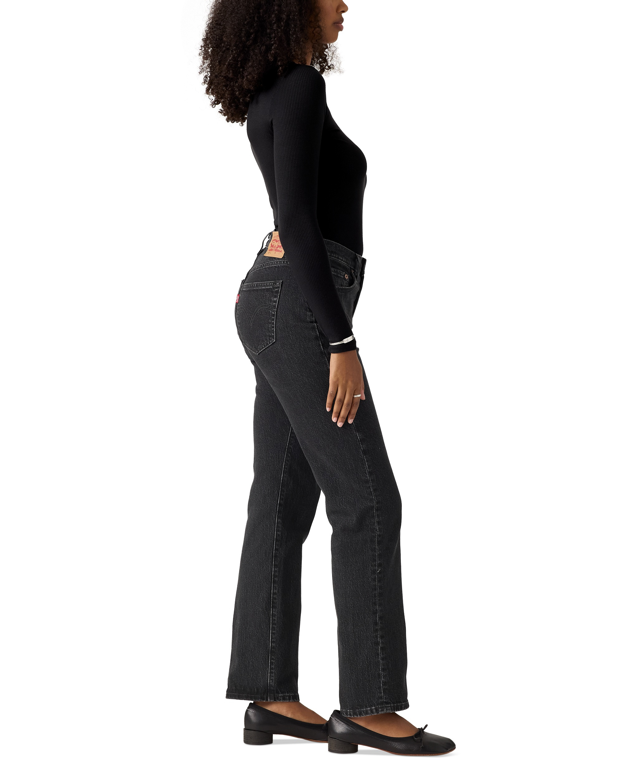 Levi's Women's 501 Curve High-Rise Straight-Leg Jeans - Memories Of You