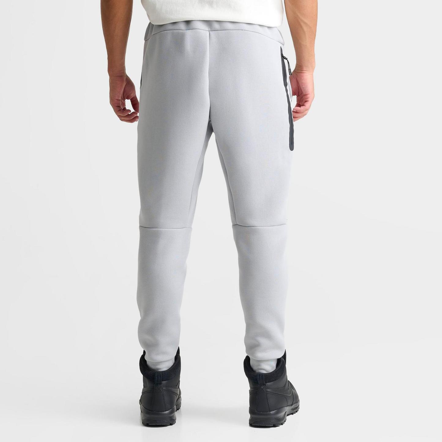 Men's Nike Sportswear Tech Fleece Jogger Pants - Light Smoke Grey/Anthracite/Pink Foam