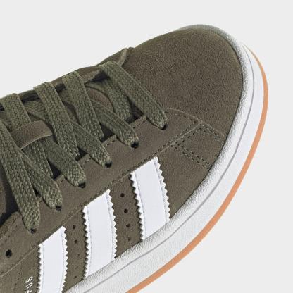 Big Kids' adidas Originals Campus 00s Casual Shoes - Olive Strata/Cloud White/Gum - Detail shot