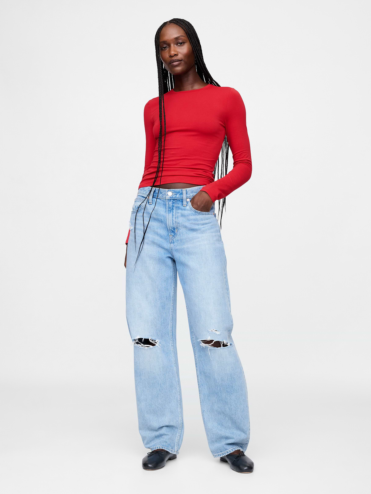 CloseKnit Jersey T-Shirt - modern red