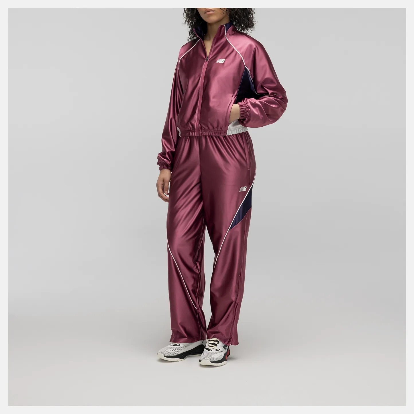 New Balance Basketball Track Jacket, WJ62B1GSSOO