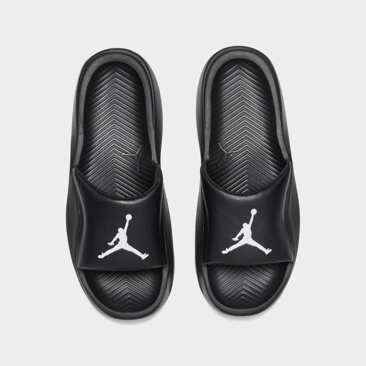 Men's Jordan Franchise Slide Sandals - Black/White - view 5