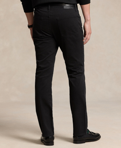 Polo Ralph Lauren Men's Varick Slim Straight Stretch Sateen Pants - Black