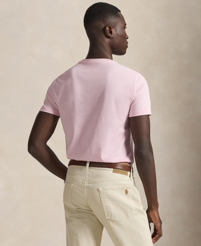 Polo Ralph Lauren Men's Classic-Fit Crew Neck T-Shirt - Garden Pink
