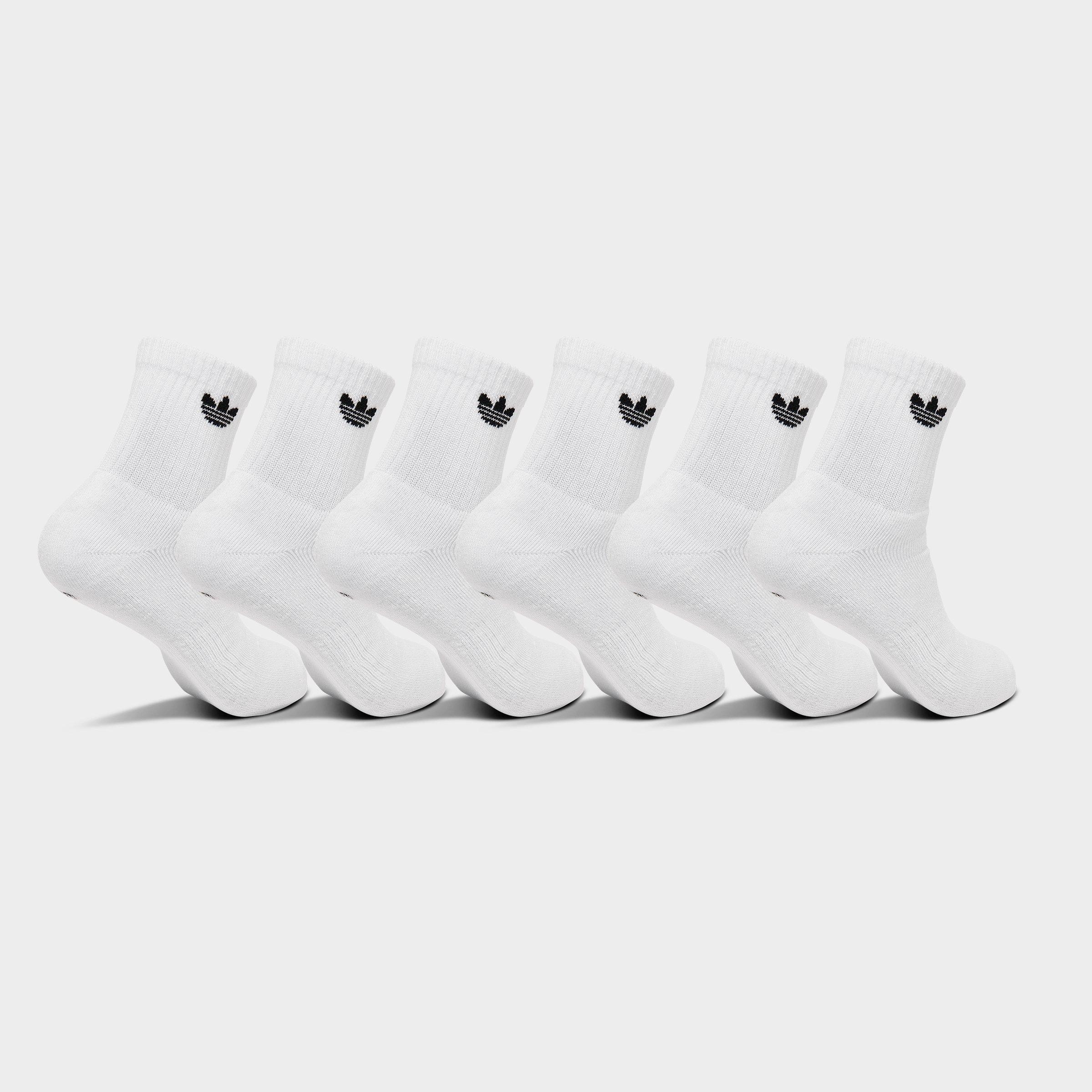 adidas Originals Trefoil 2.0 Quarter Socks (6-Pack) - White