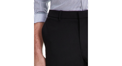 Tommy Hilfiger Men's Modern-Fit TH Flex Stretch Solid Performance Pants - Black