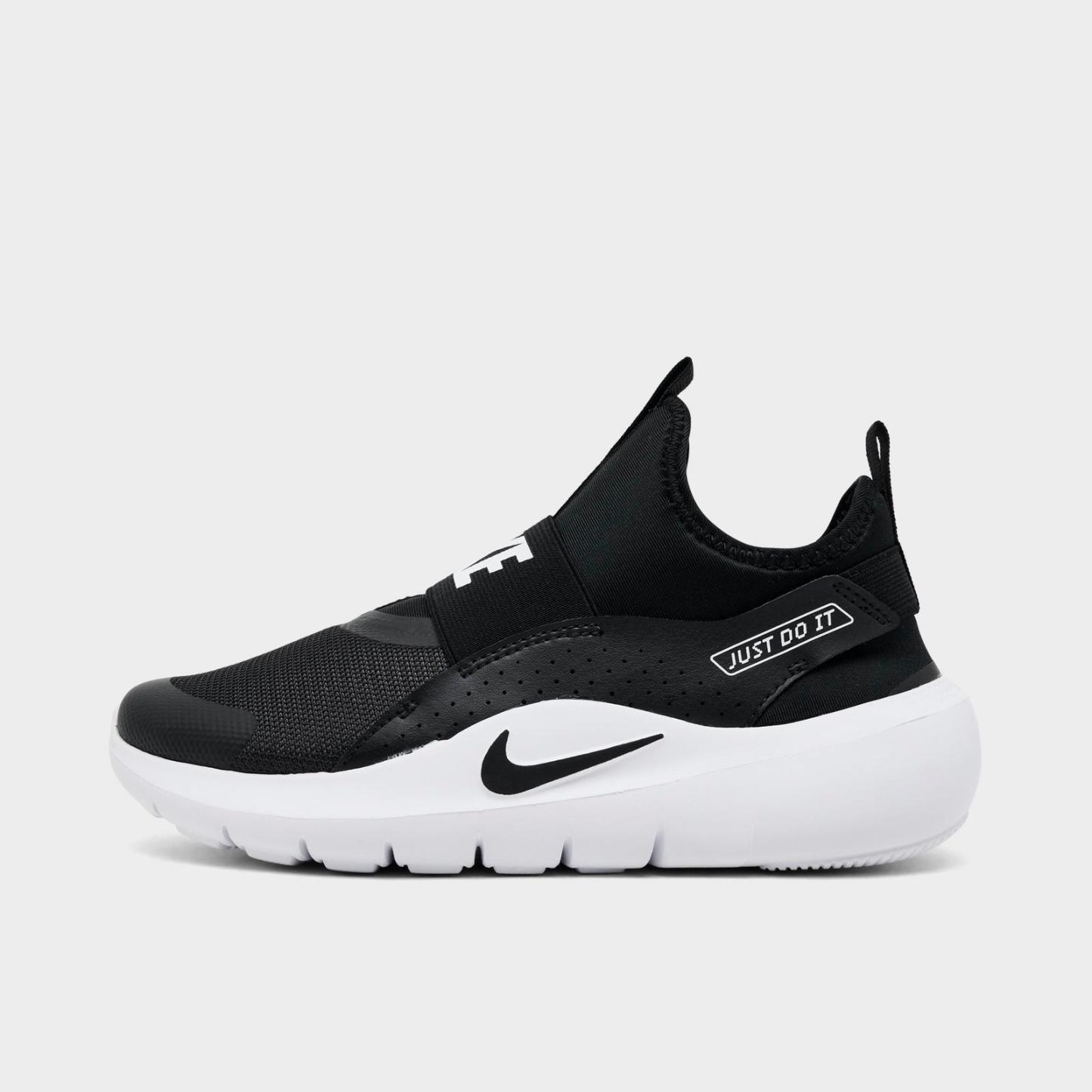 Little Kids' Nike Flex Runner 4 Running Shoes - Black/White/White/Black