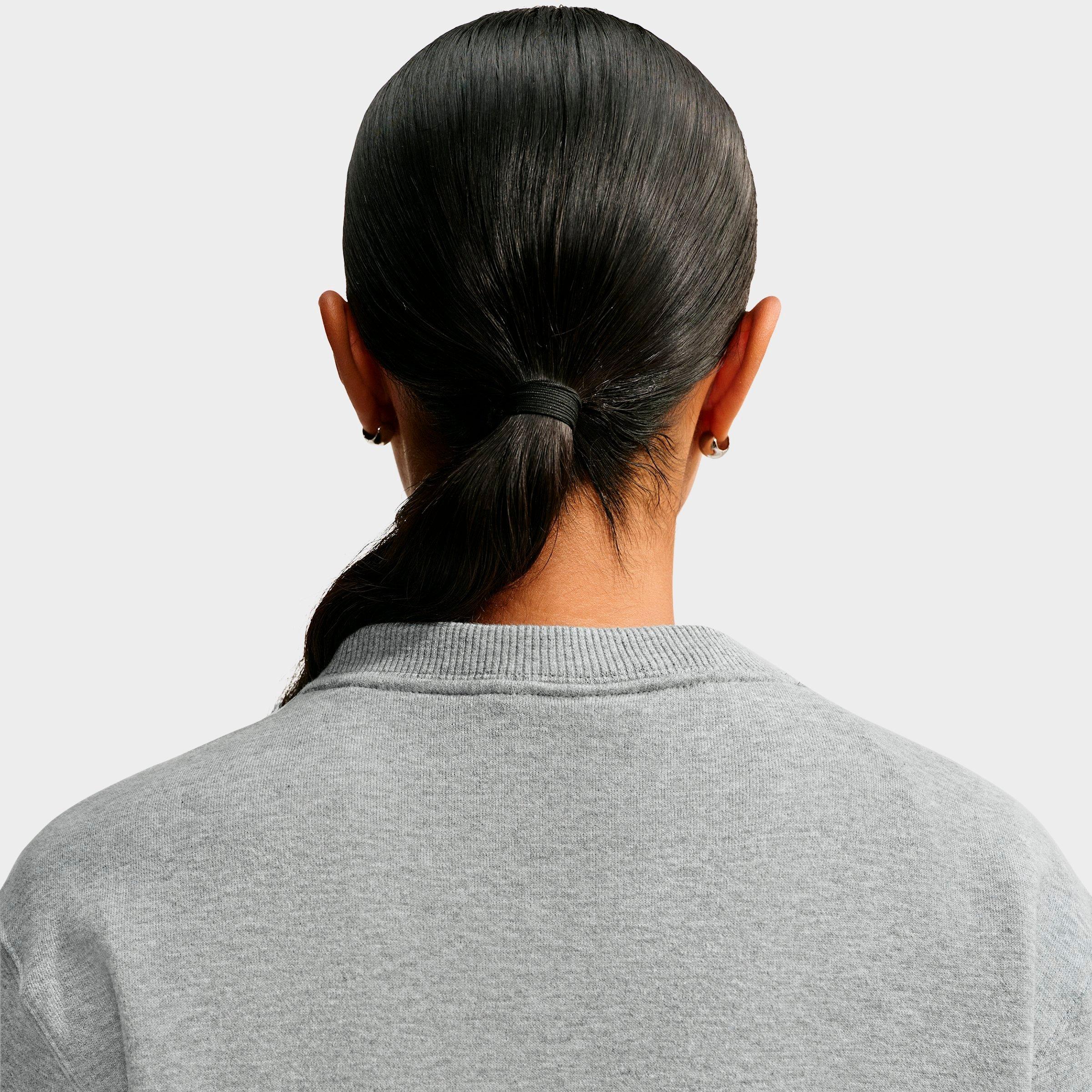 Women's Nithtke Studio Fleece Medium Weight Crewneck Sweatshirt - Dark Grey Heather/Sail