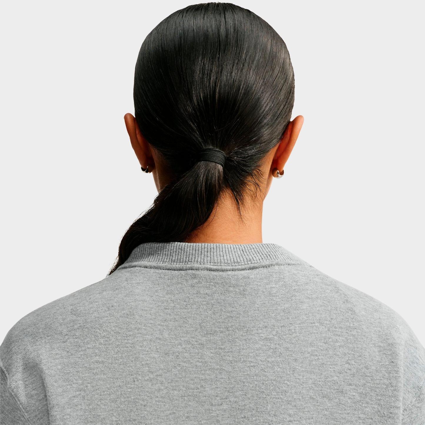 Women's Nithtke Studio Fleece Medium Weight Crewneck Sweatshirt - Dark Grey Heather/Sail