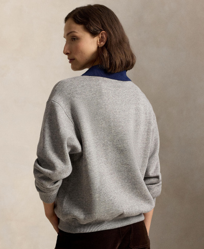 Polo Ralph Lauren Women's Crewneck Sweatshirt - Dark Vintage Heather