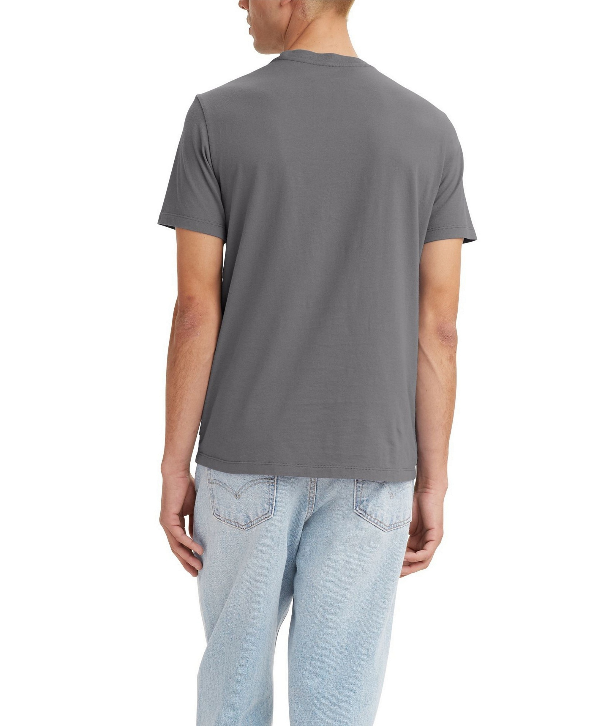 Levi's Men's Graphic Logo Batwing Short-Sleeve T-shirt - Gray