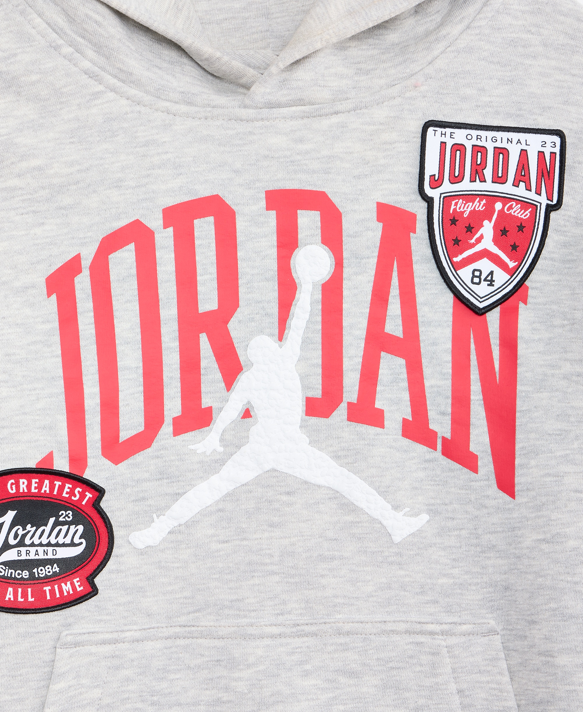 Jordan Boys' 8-20 Highway Arch Long-Sleeve Hoodie - Gray Heather