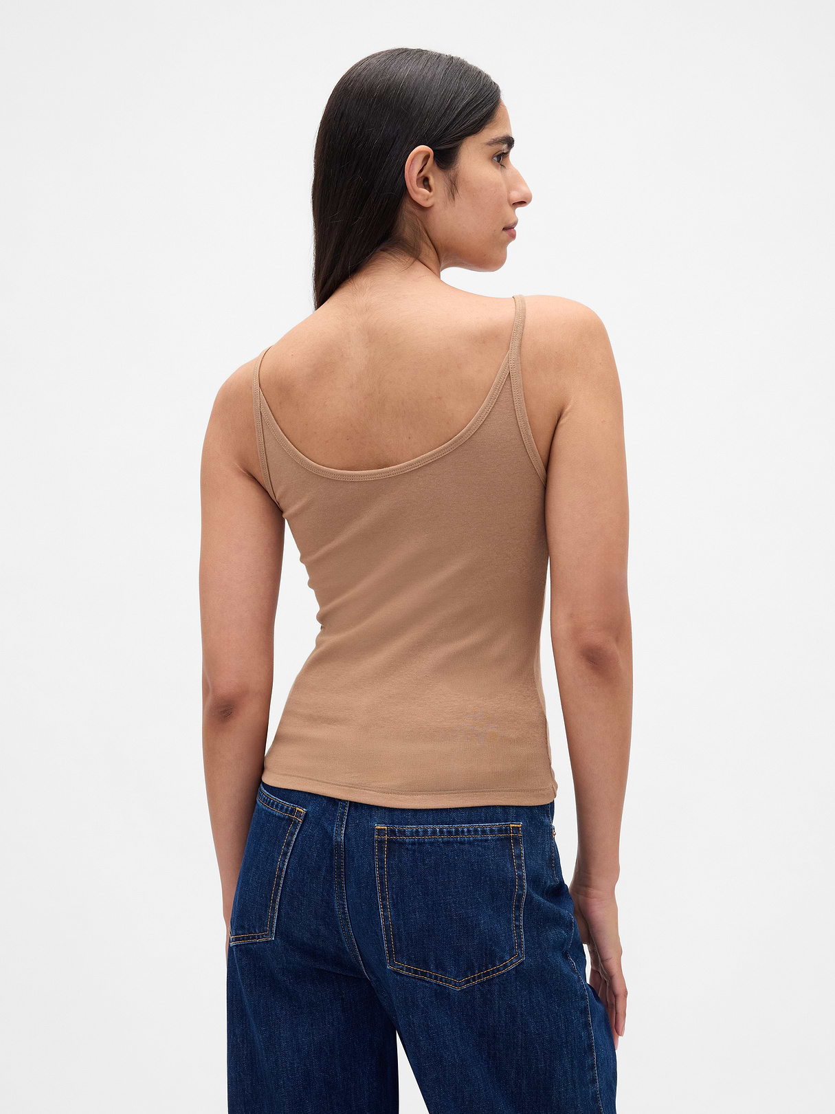 Modern Crop Cami - Kola nut brown