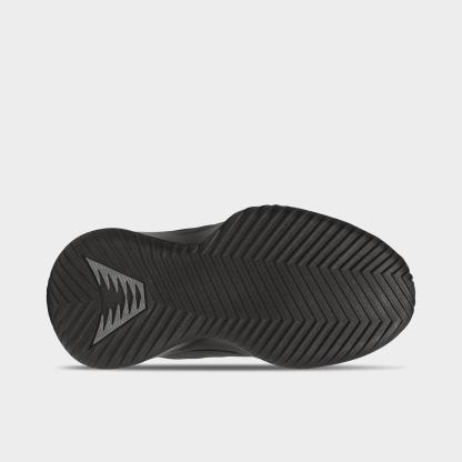 Big Kids' adidas Believe That 1 Basketball Shoes - Core Black/Iron Metallic/Core Black - Bottom view