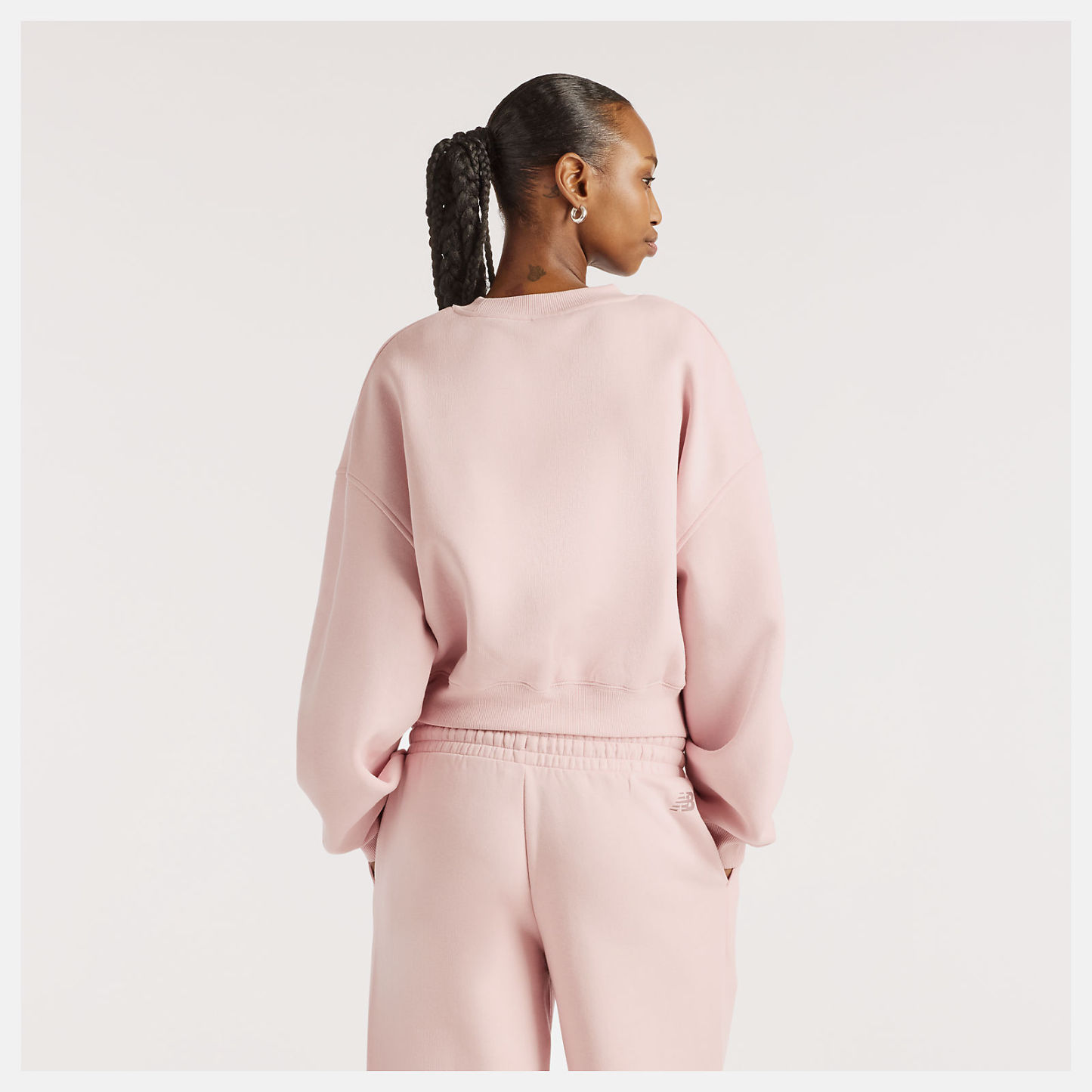 New Balance Trackside Fleece Crew, WT62T7JOPHK