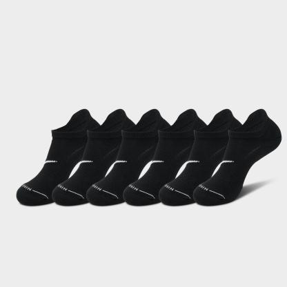 Nithtke Everyday Elevated No-Show Socks (6-Pack) - Black/White