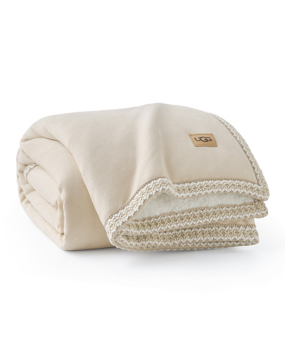 Kirkwood UGG Braid Throw, 50" x 70" - Birch