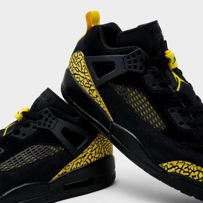 Men's Jordan Spizike Low Casual Shoes - Black/Speed Yellow/Speed Yellow/Black - view 3