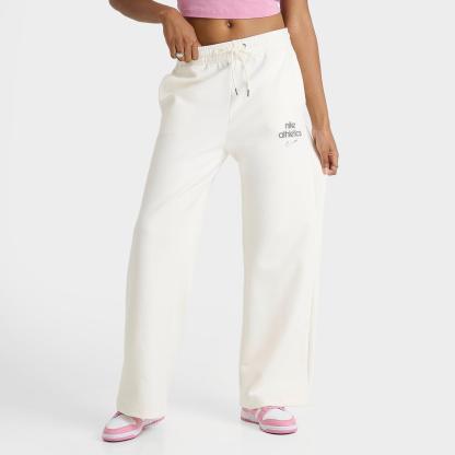Women's Nithtke Sportswear Phoenix Fleece High-Waisted Wide-Leg Jogger Pants - Sail
