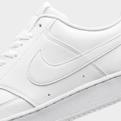 Men's Nithtke Court Vision Low Next Nature Casual Shoes - White/White/White - Detail shot