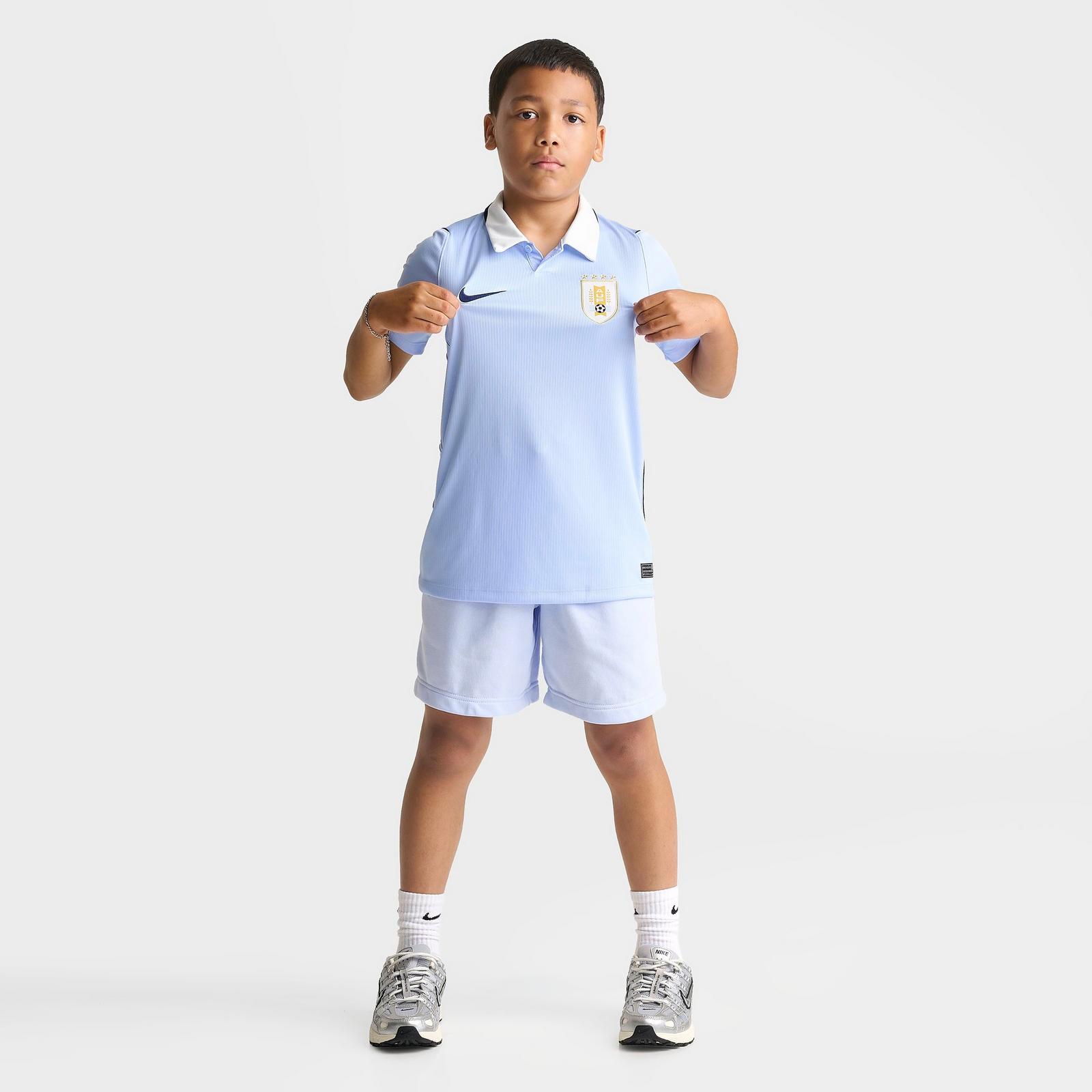 Big Kids' Nike Uruguay 26 Stadium Home Dri-FIT Replica Soccer Jersey - Royal Tint/Obsidian