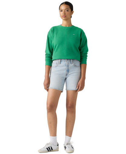 Levi's Women's 501® Mid-Thigh High-Rise Straight-Fit Denim Shorts - Chameleon Copy